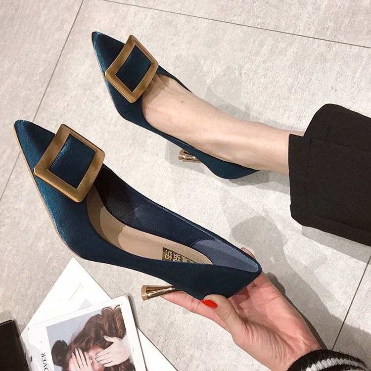 Paljett Slip-On Stiletto Heel Dame Pumps