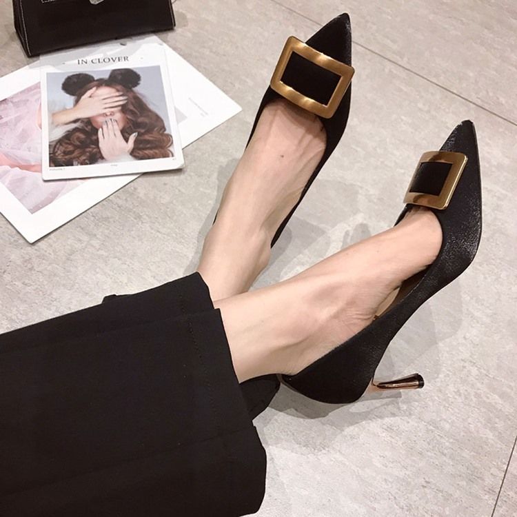 Paljett Slip-On Stiletto Heel Dame Pumps