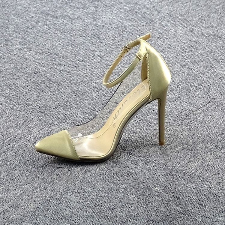 Stiletthælspenne Spenne Western Thin Sko Pumps