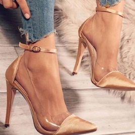 Stiletthælspenne Spenne Western Thin Sko Pumps