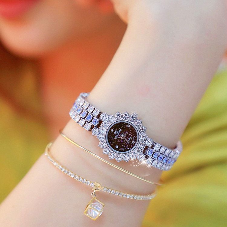 Quartz Rhinestone Watch