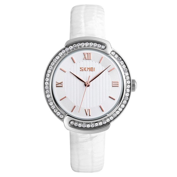 Rhinestone Leather Watch Belte For Dame Watch