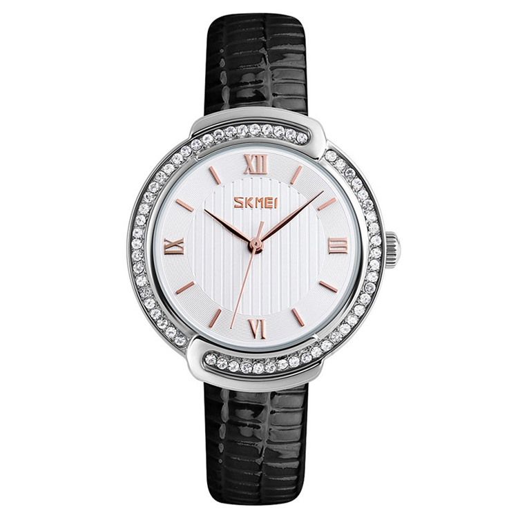 Rhinestone Leather Watch Belte For Dame Watch