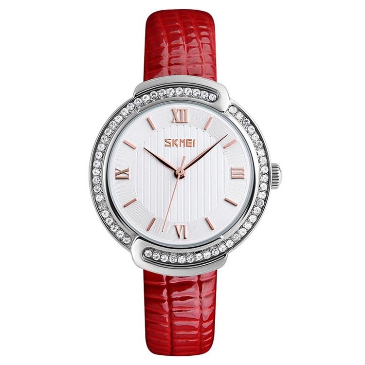 Rhinestone Leather Watch Belte For Dame Watch