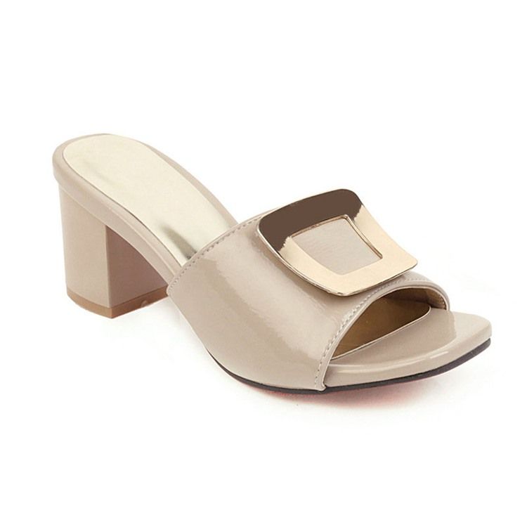 Chunky Flip Flop Slip-On Sommertøfler