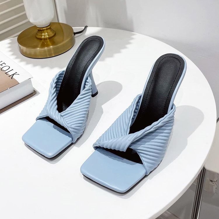 Slip-On Stiletthæl Flip Flop Vestlige Tøfler