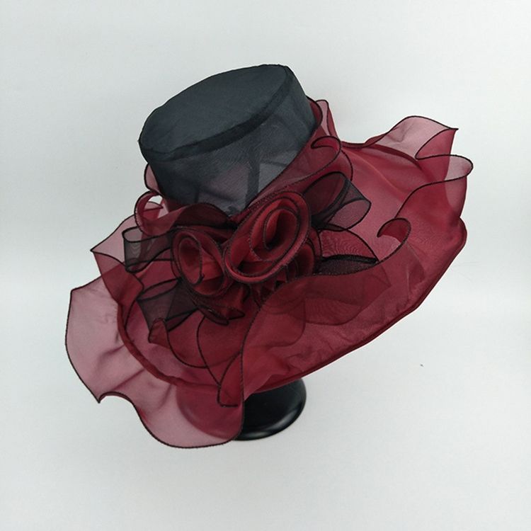 Floral Organza Solhatt