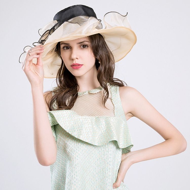 Floral Organza Solhatt