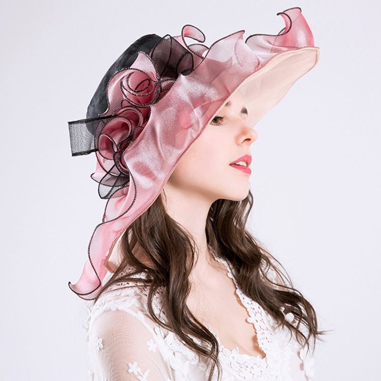 Floral Organza Solhatt