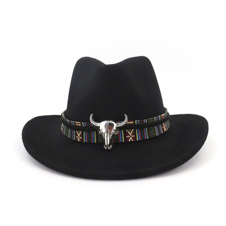 Justerbar Cowboyhatt I Ullblandinger