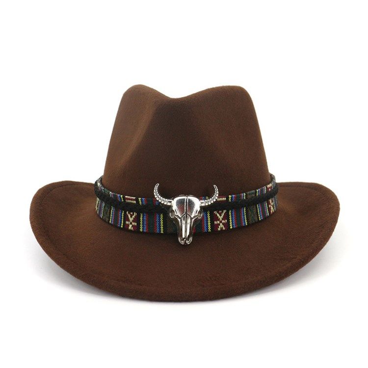 Justerbar Cowboyhatt I Ullblandinger