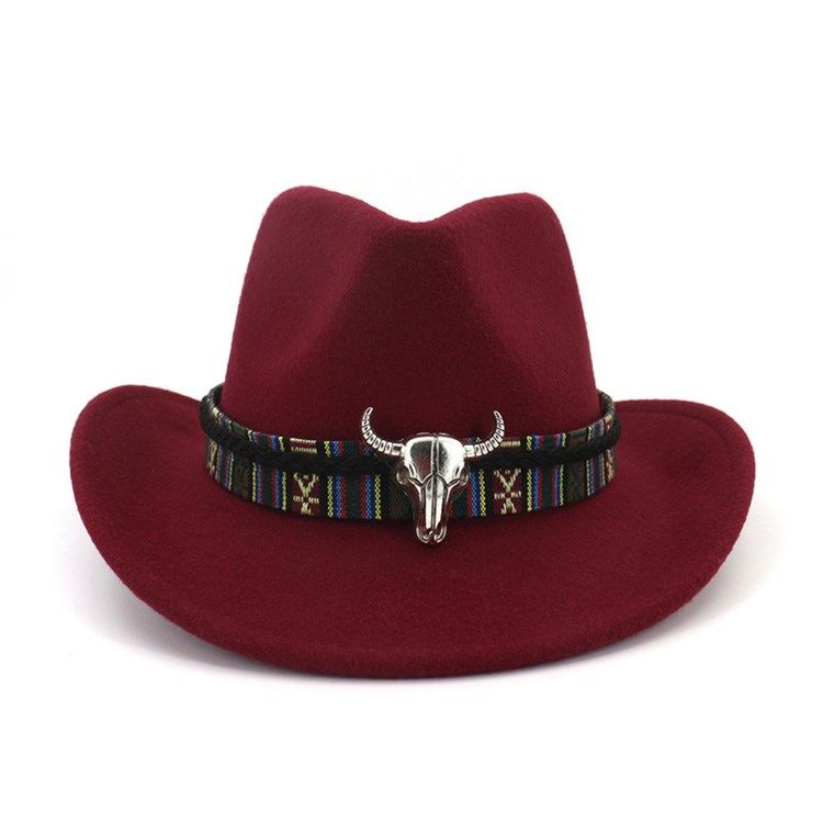 Justerbar Cowboyhatt I Ullblandinger