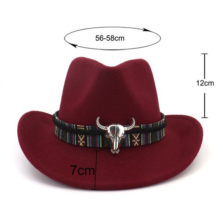 Justerbar Cowboyhatt I Ullblandinger