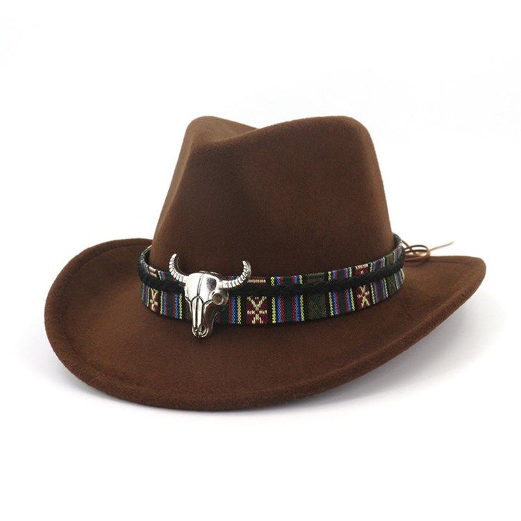 Justerbar Cowboyhatt I Ullblandinger