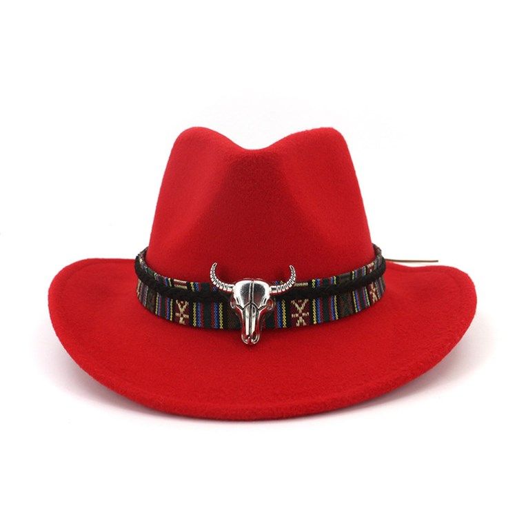 Justerbar Cowboyhatt I Ullblandinger