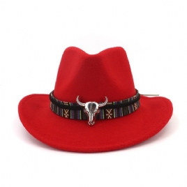 Justerbar Cowboyhatt I Ullblandinger