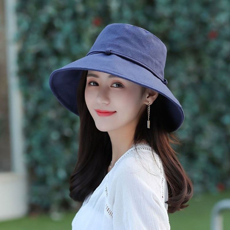 Koreansk Bowknot Fall Plain Hat