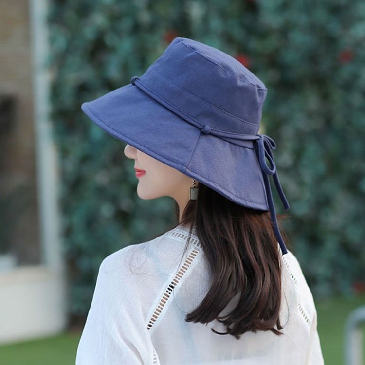 Koreansk Bowknot Fall Plain Hat