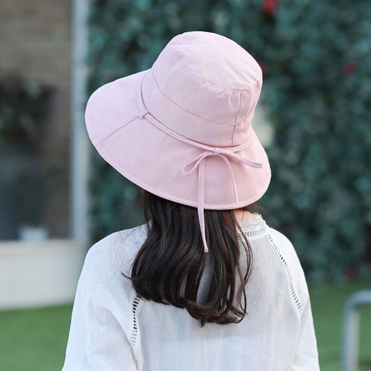 Koreansk Bowknot Fall Plain Hat