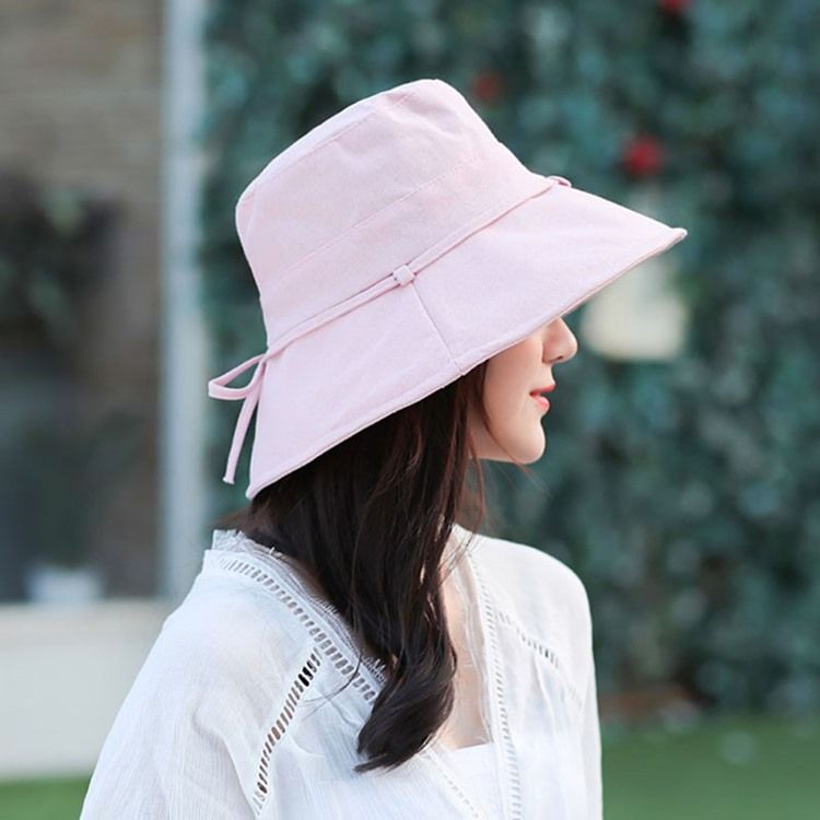 Koreansk Bowknot Fall Plain Hat