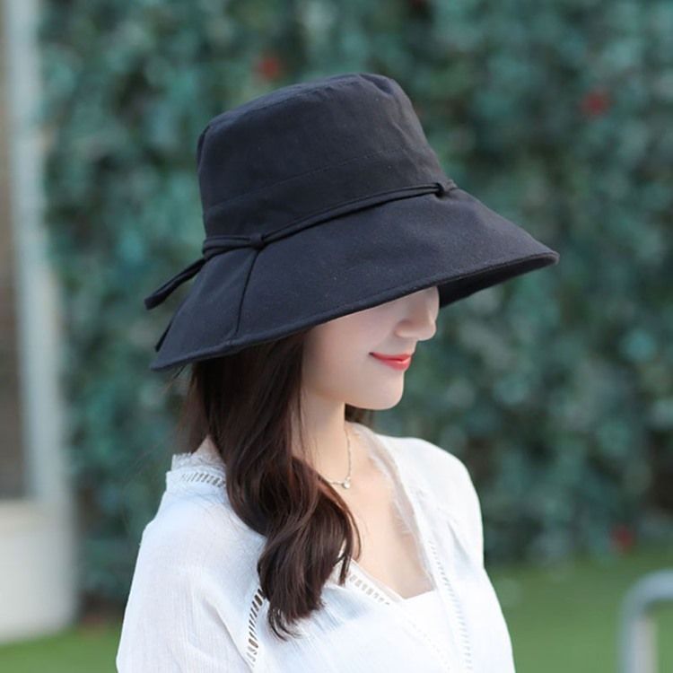 Koreansk Bowknot Fall Plain Hat