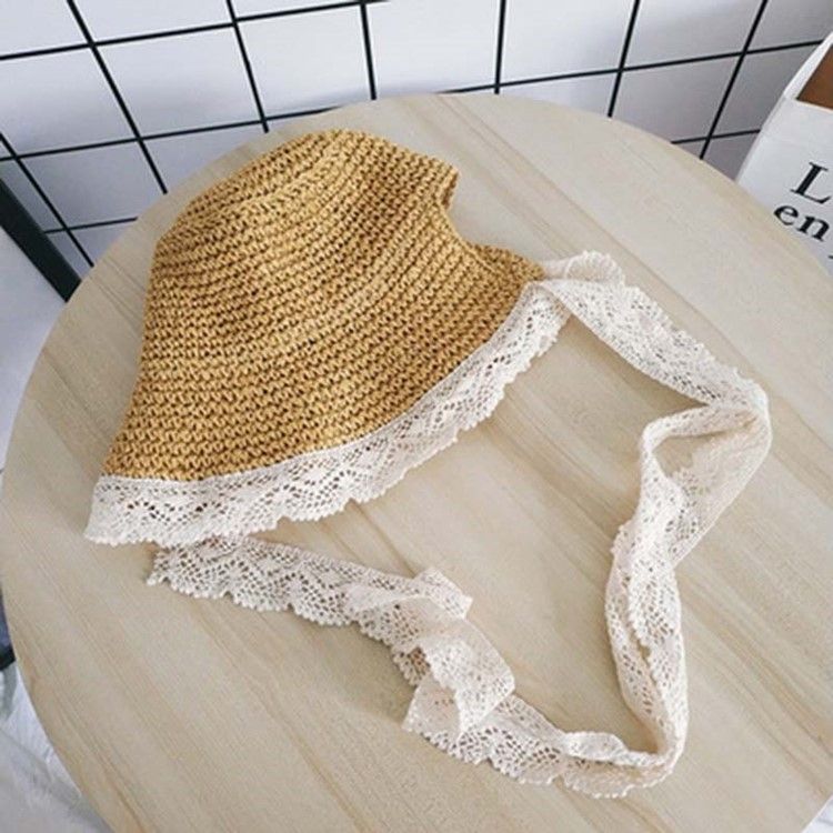 Lace Strå Hule Sommerhatter