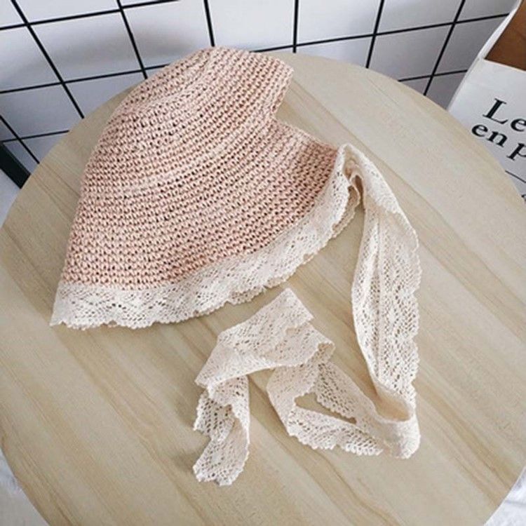 Lace Strå Hule Sommerhatter