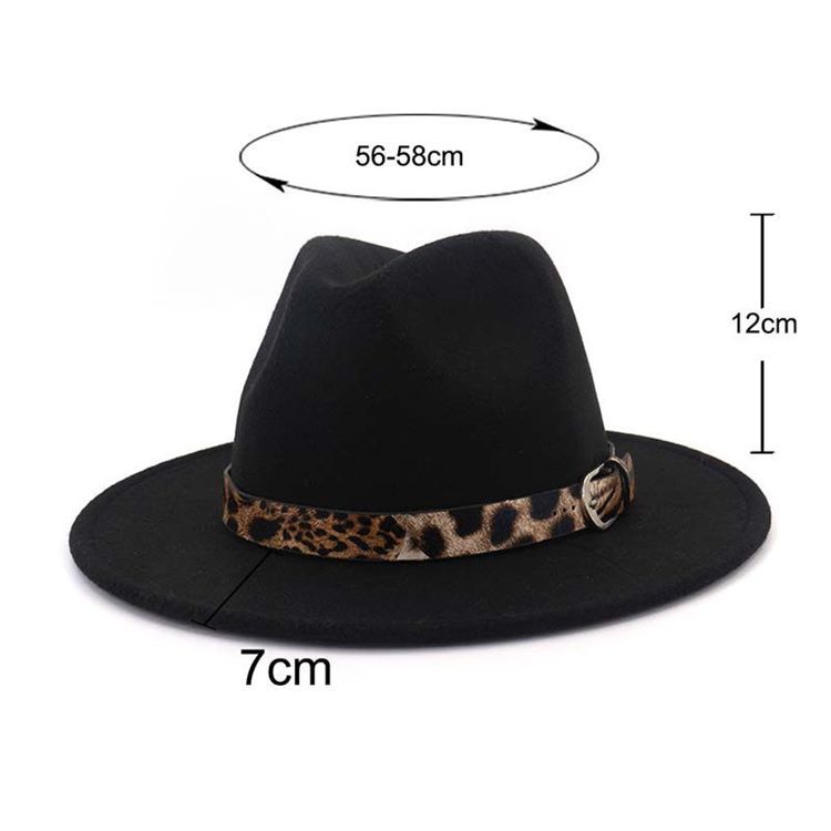 Print Ullblandinger Leopard Vinterhatter