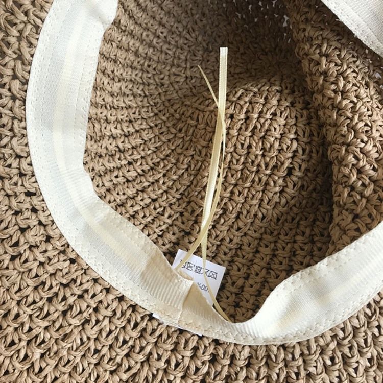 Stråflettet Artikkel Pearl Summer Plain Hat