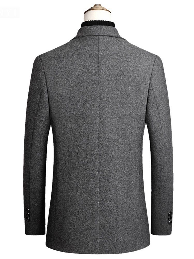 Standard Pocket Vanlig Fall Single Breasted Coat