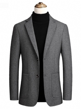 Standard Pocket Vanlig Fall Single Breasted Coat