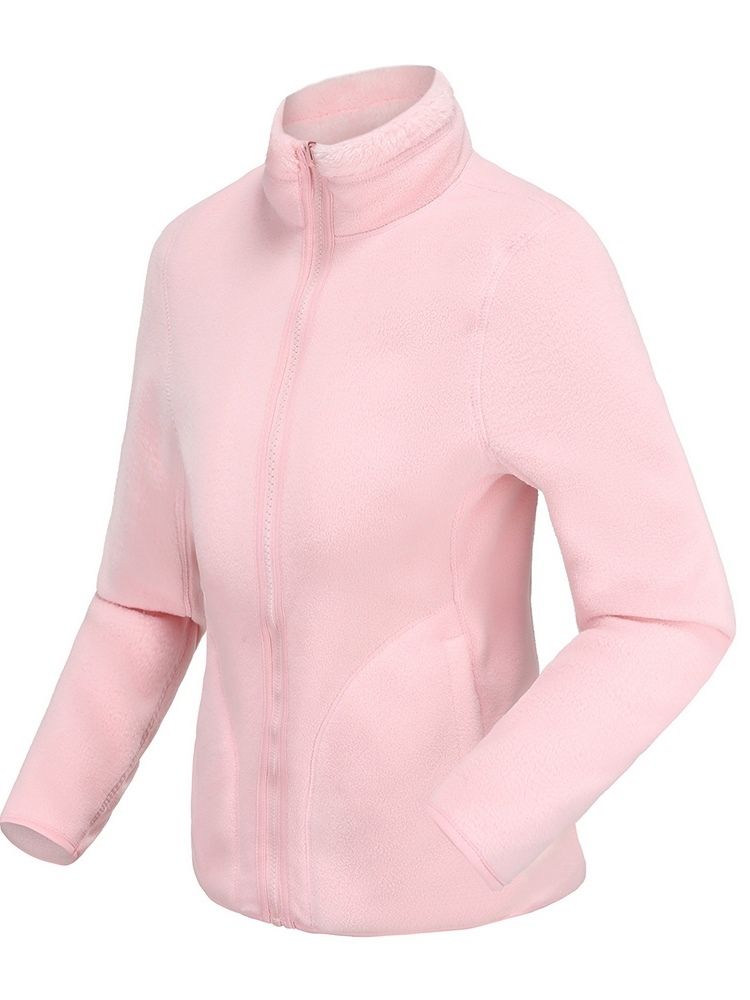 Slank Glidelås Langermet Standard Turtleneck-Jakke