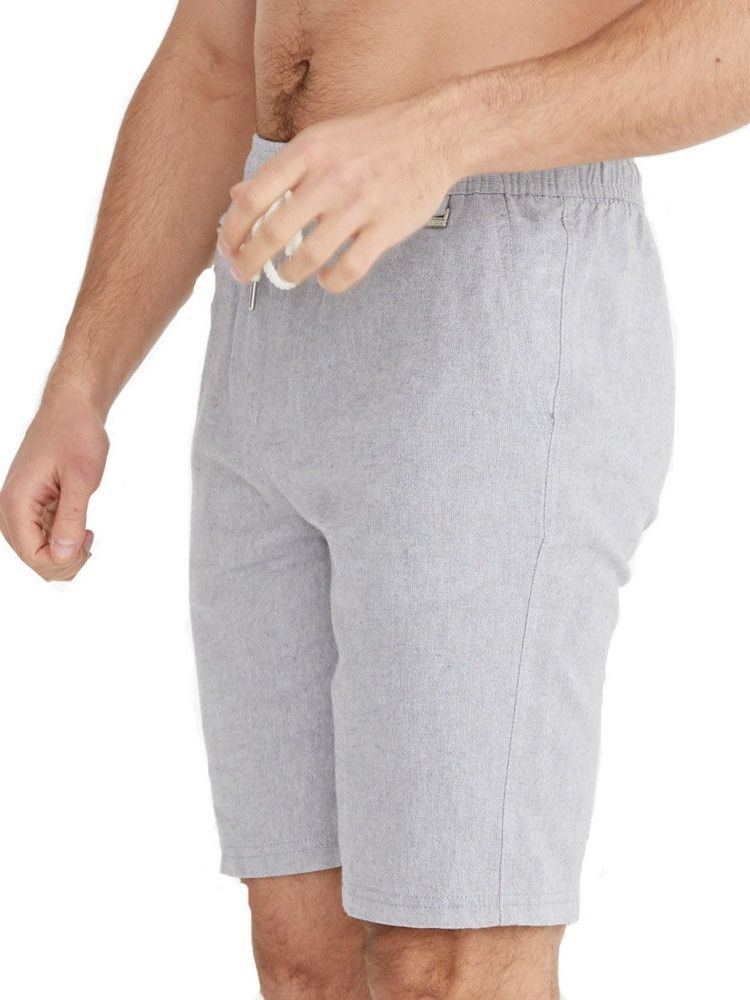 Casual Shorts For Menn Med Snøring