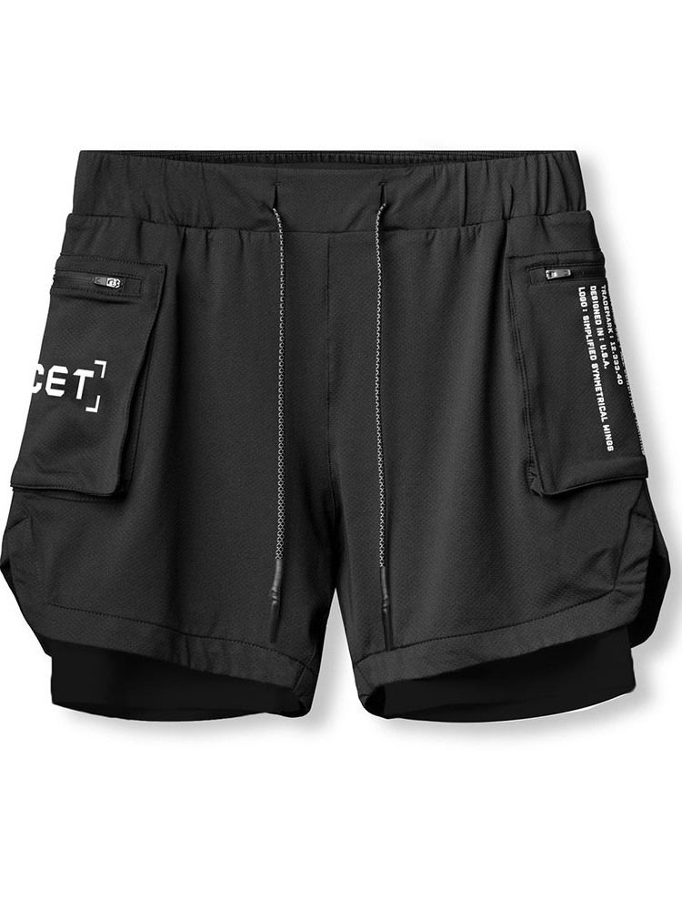 Løs Brevlomme Uformelt Snøringshorts For Menn