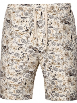 Print Rette Blomstershortser For Menn