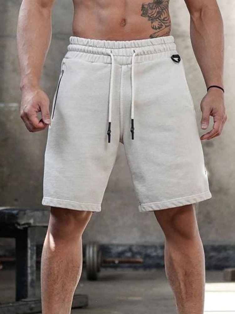 Rette Vanlige Snøringshorts For Menn