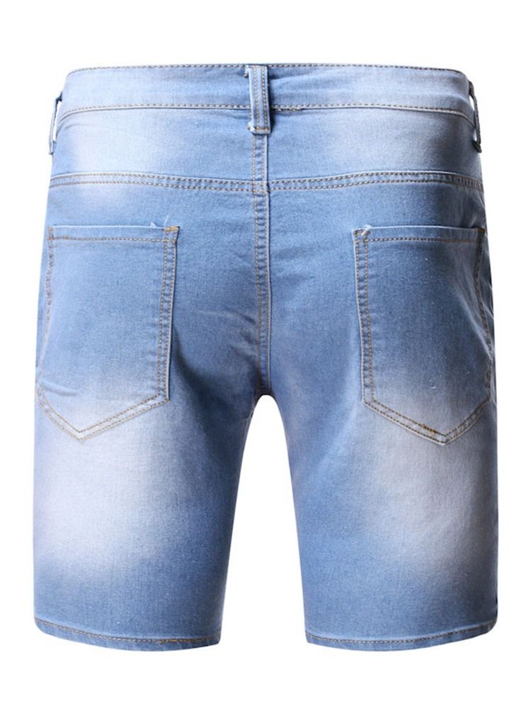 Slitte Shorts Med Middels Midje Med Smal Knapp