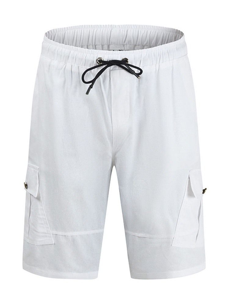 Uformelle Shorts For Menn Med Rett Lomme