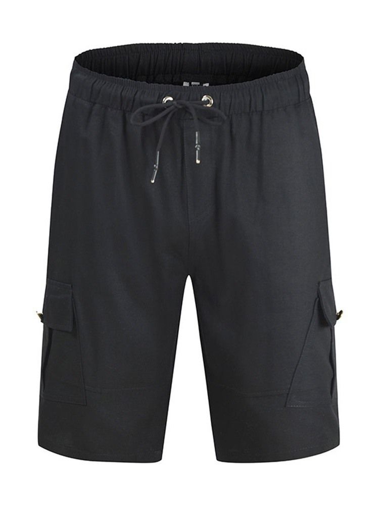 Uformelle Shorts For Menn Med Rett Lomme