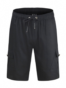 Uformelle Shorts For Menn Med Rett Lomme