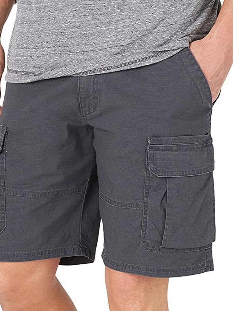 Uformelle Shorts For Menn Med Rett Lomme