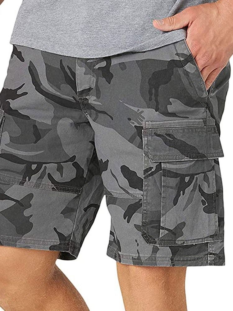 Uformelle Shorts For Menn Med Rett Lomme