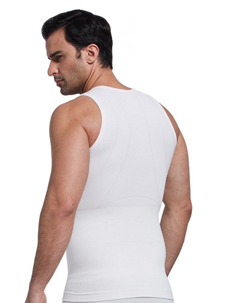 Anti-Svette Pustende Body Shaping Sports Vest Topp For Menn