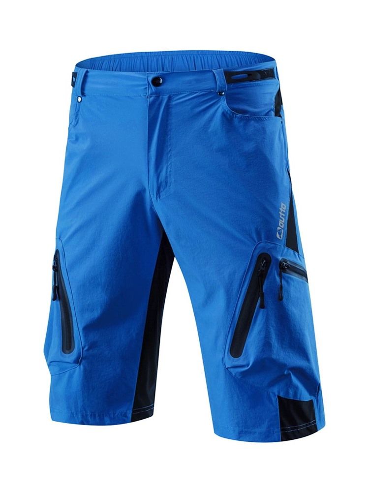 Herre Patchwork Color Block Outdoor Shorts Sommersportsbukser