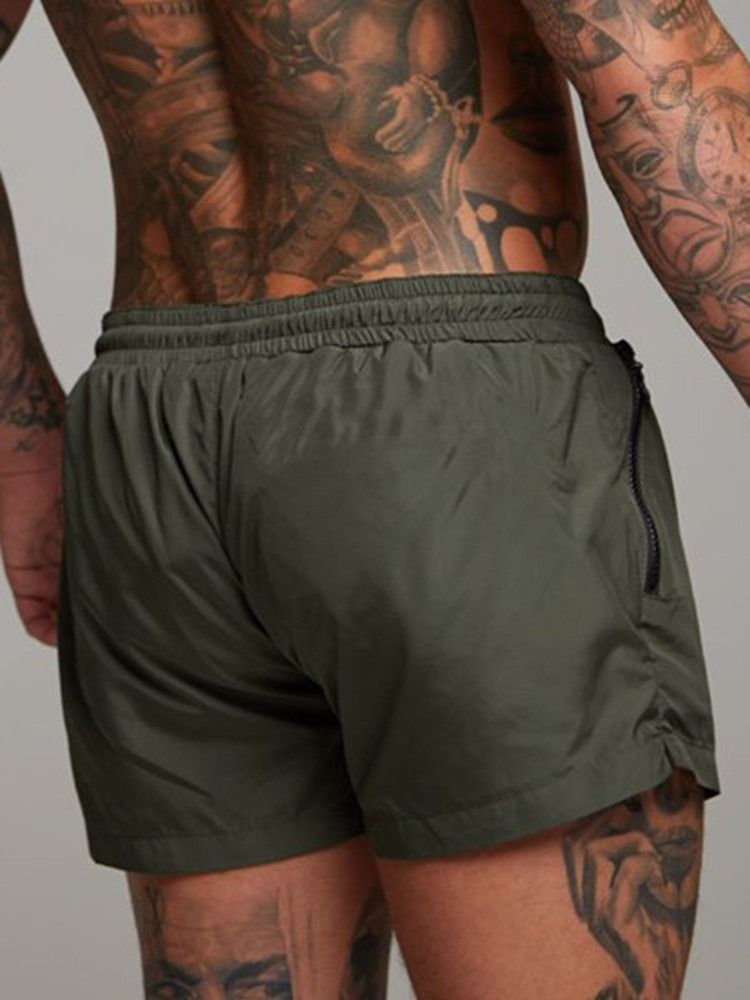 Herre Quick Dry Letter Shorts Sportsbukser