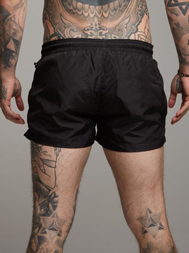 Herre Quick Dry Letter Shorts Sportsbukser