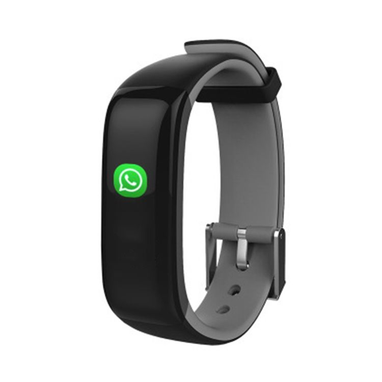 P1 Plus Fargeskjerm Hjertefrekvens Helse Storskjerm Sport Bluetooth Smart Armbånd Klokke