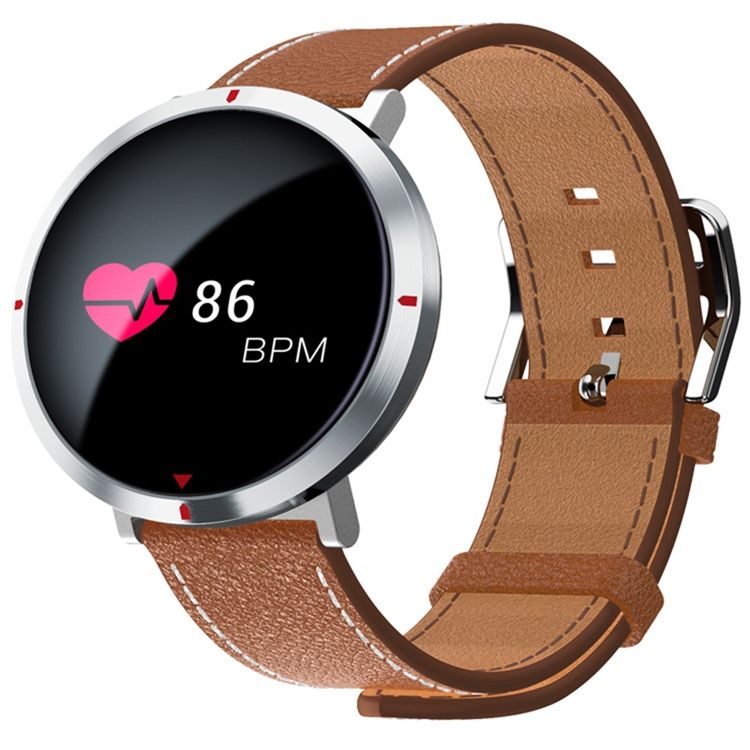 S2 Fargeskjerm Smart Armbånd Step Heart Rate Blodtrykk Povement Rund Vanntett Bluetooth Smart Watch