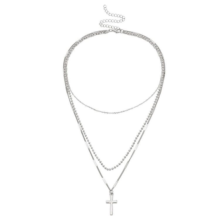 Cross Charm Halskjede