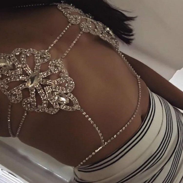 Rhinestone Body Chain Halskjeder